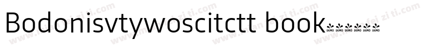 Bodonisvtywoscitctt book字体转换